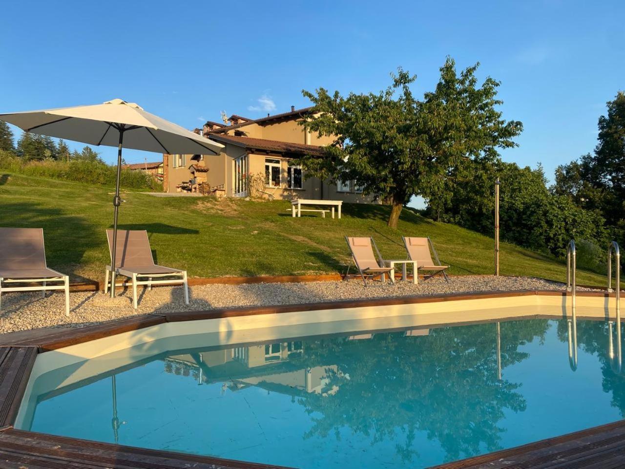 La Casa Di Roby-1 Appartamento La Morra Con Piscina Εξωτερικό φωτογραφία